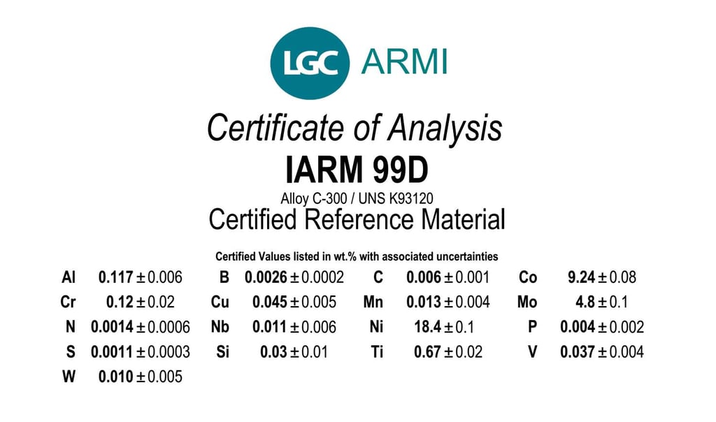 IARM 99D Maraging Steel CRM